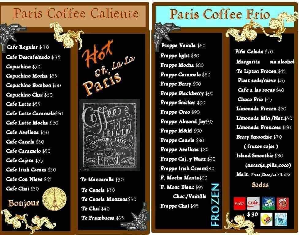 París Coffee Menu Photo 5