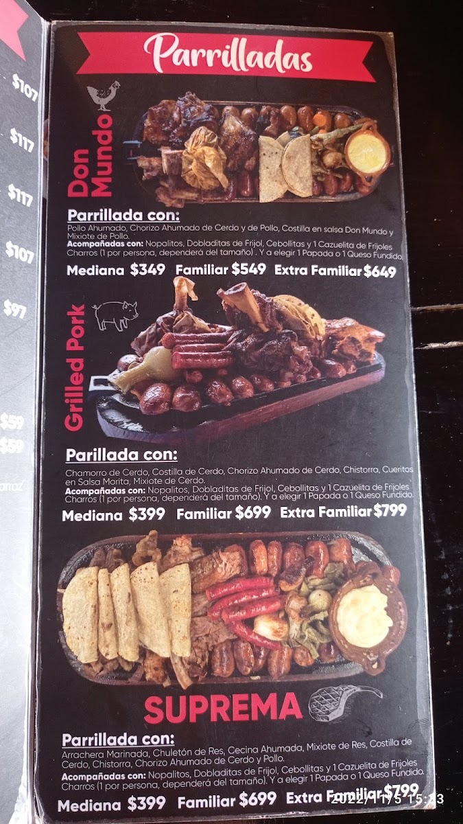 Parrilladas Don Mundo Menu Photo 6