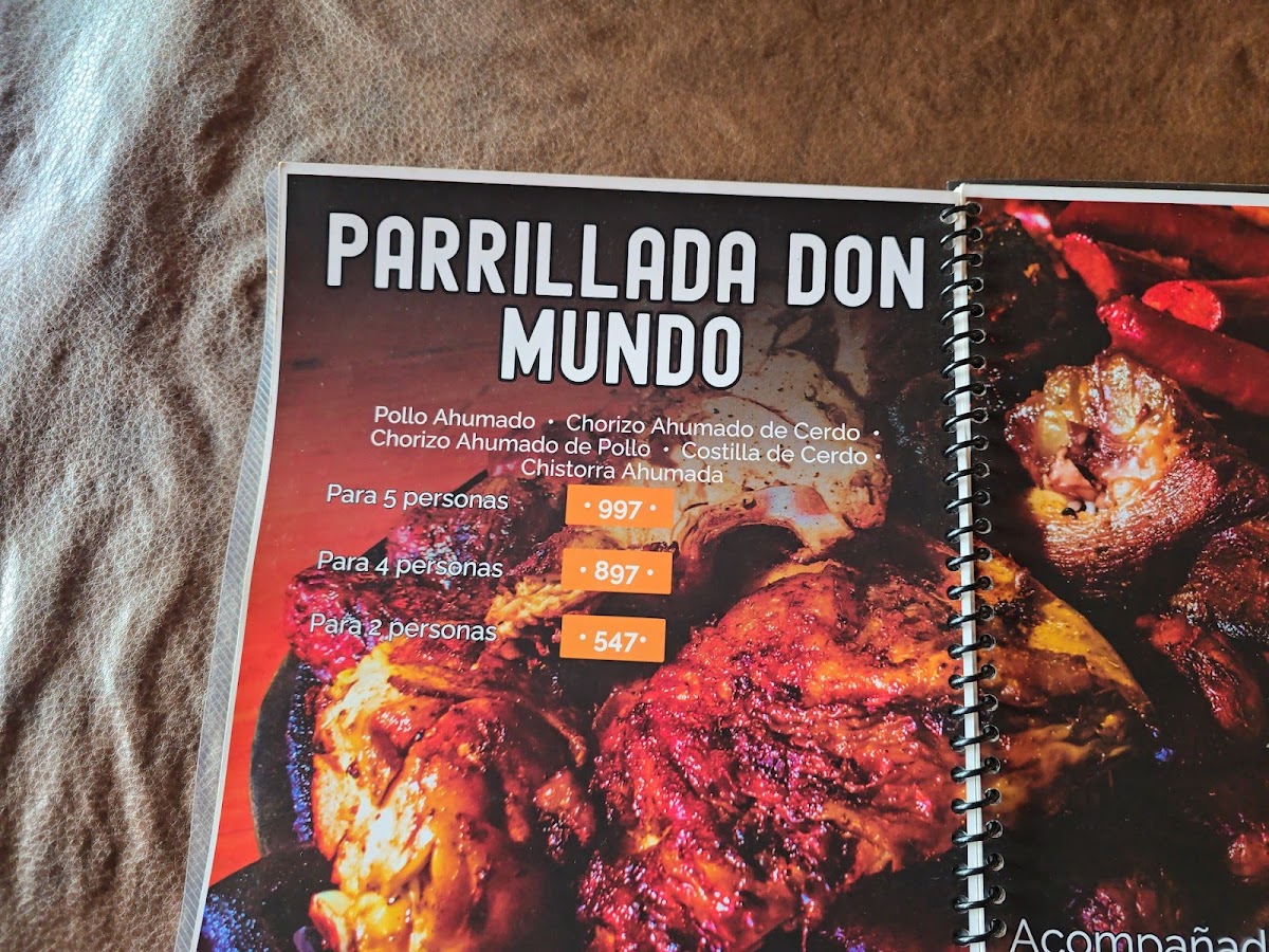 Parrilladas Don Mundo Menu Photo 7