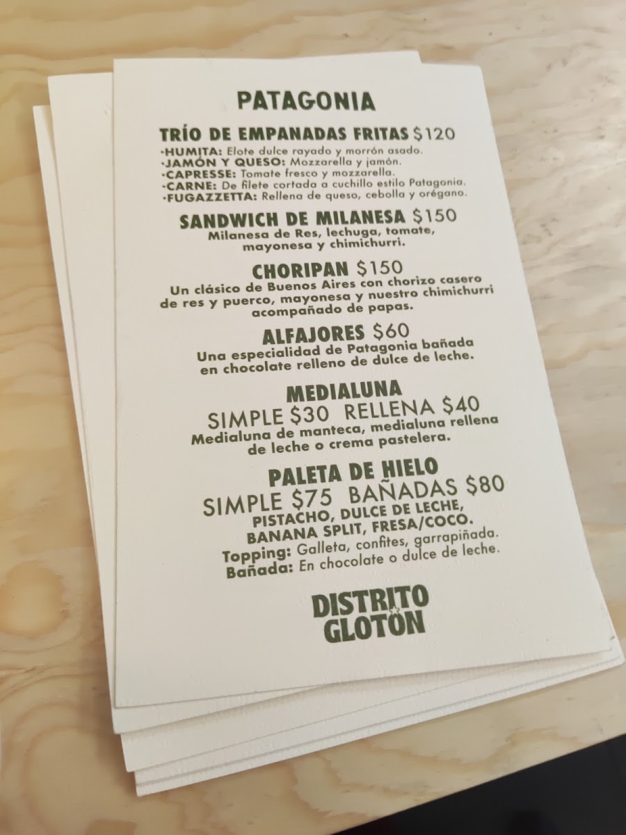 Patagonia Menu Photo 3