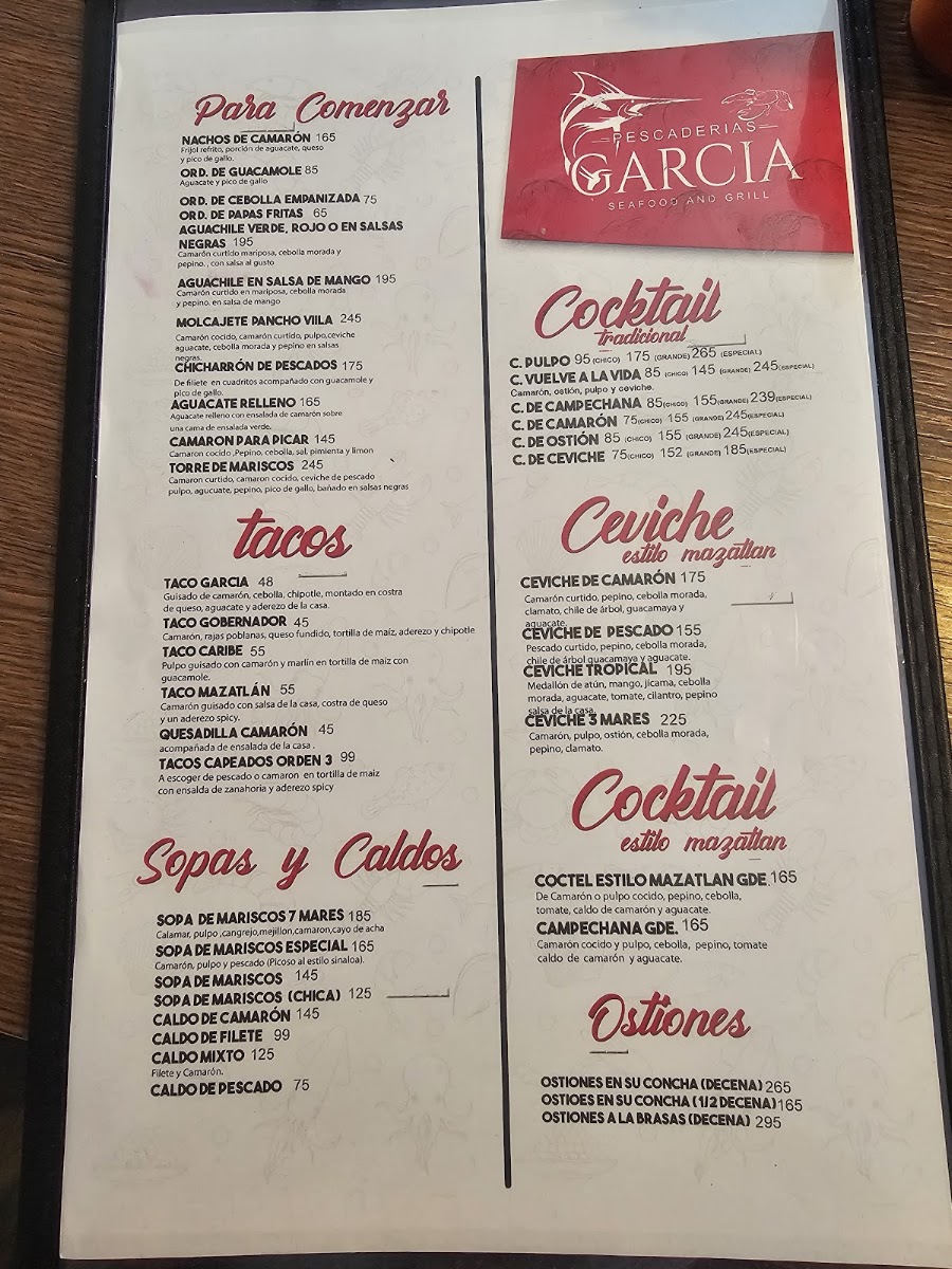 Pescaderia Garcia Menu Photo 5