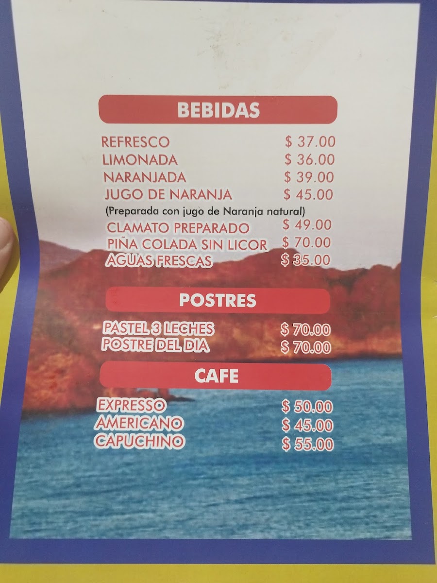 Pescados Y Mariscos Del Sur Restaurante Menu Photo 2