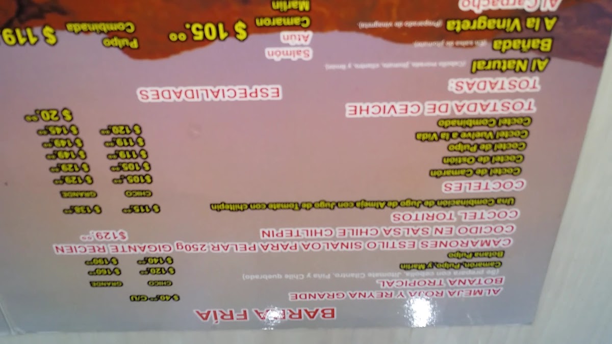 Pescados Y Mariscos Del Sur Restaurante Menu Photo 8