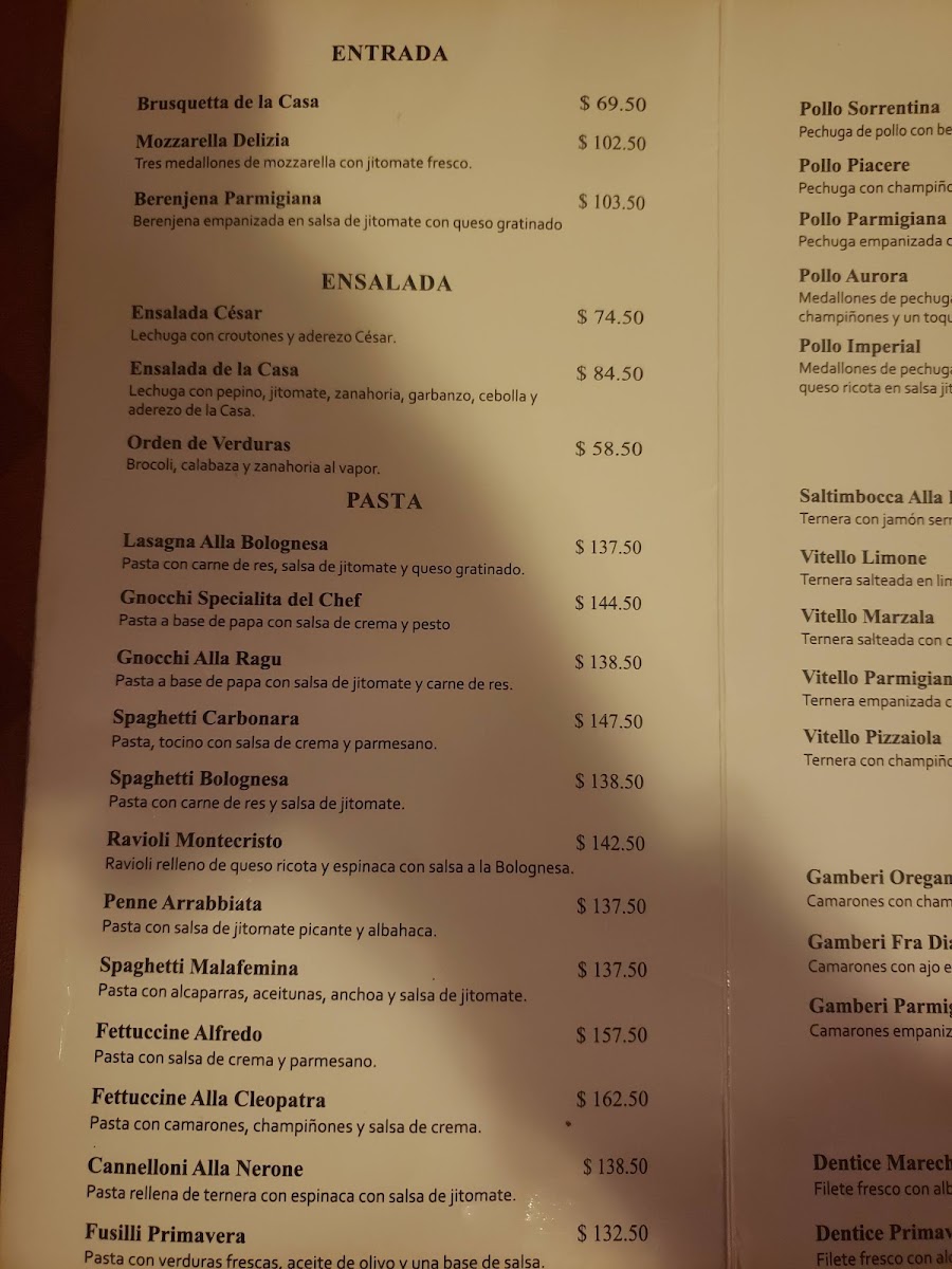 Piccolo Nerone Menu Photo 10
