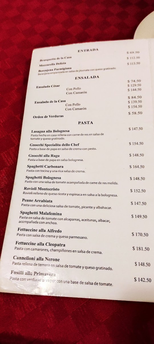 Piccolo Nerone Menu Photo 3