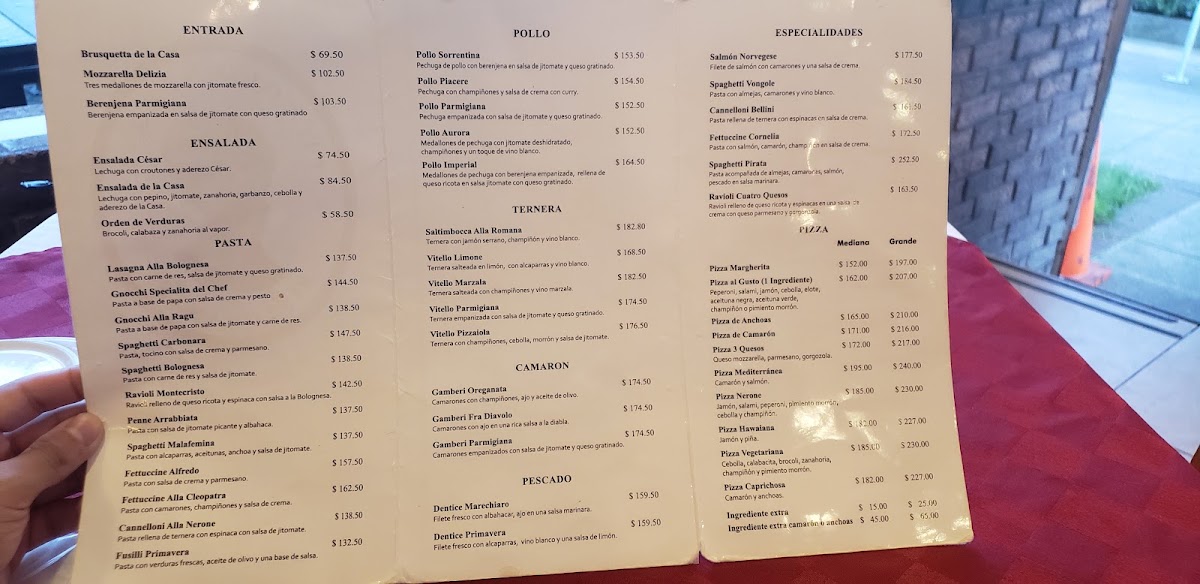 Piccolo Nerone Menu Photo 7