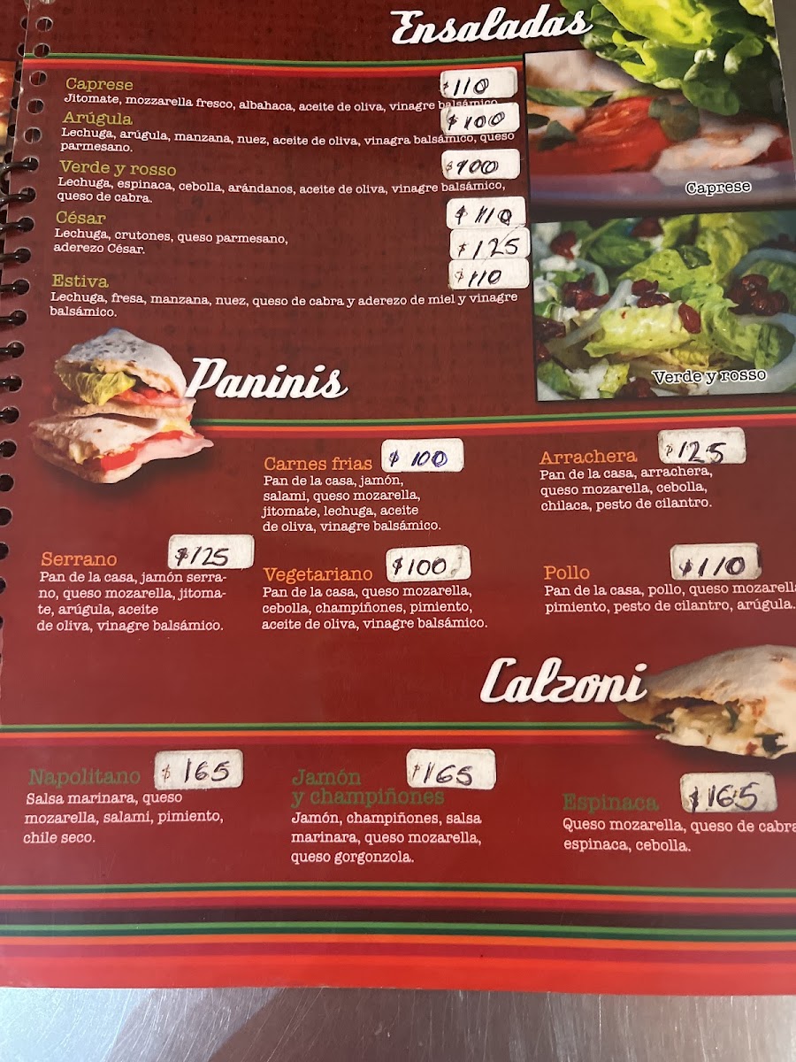 Piu Pizza Artesanal Av. Del Parque Menu Photo 5
