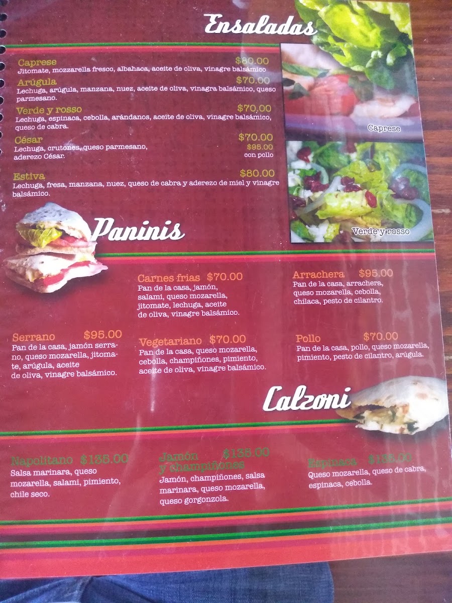 Piu Pizza Artesanal Av. Del Parque Menu Photo 8