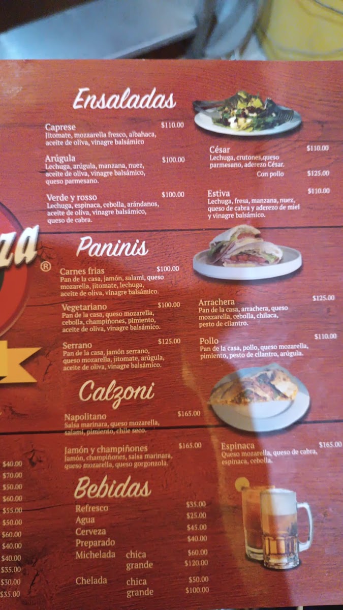 Piu Pizza Artesanal Av. Del Parque Menu Photo 9