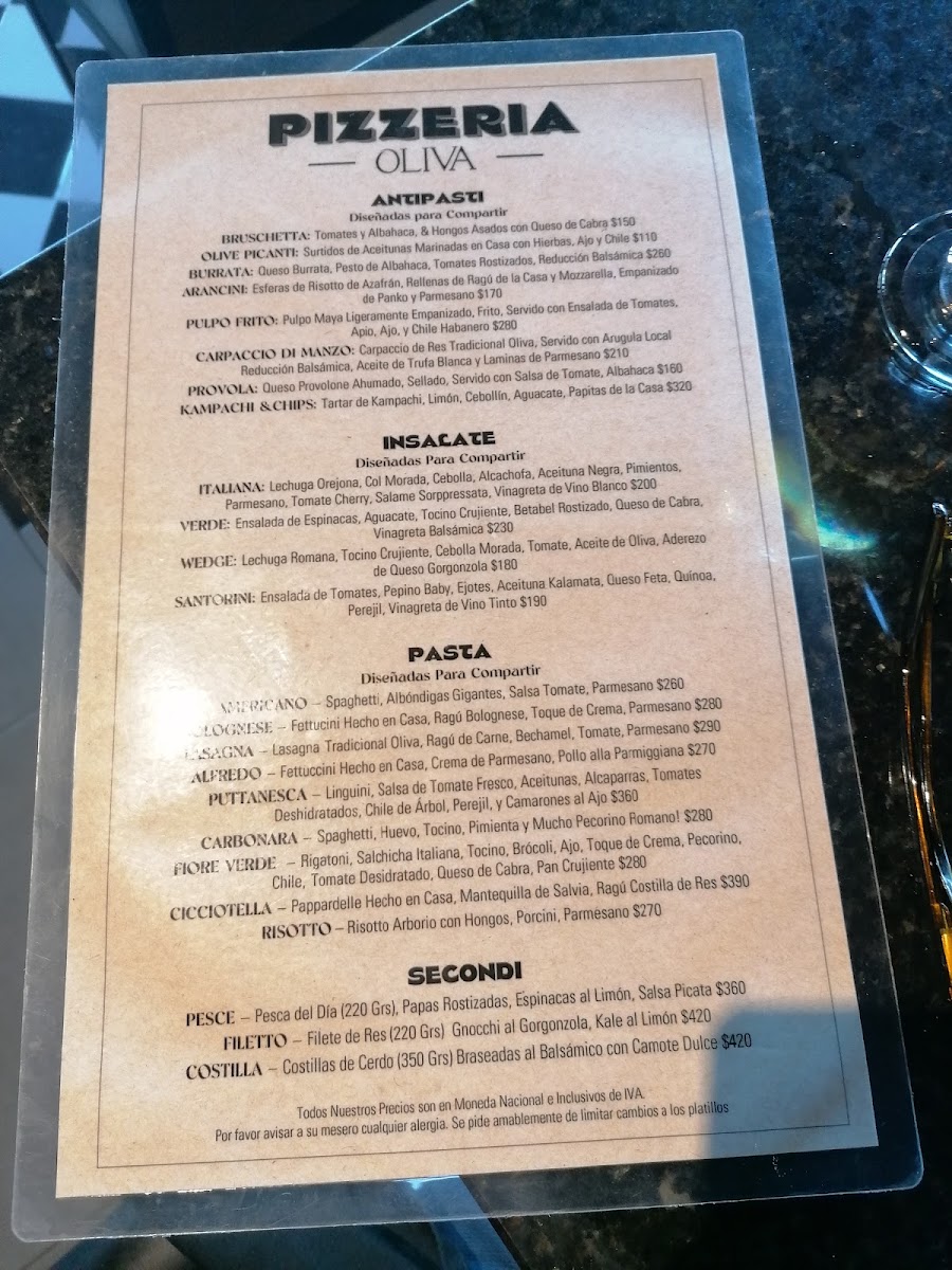 Pizzeria Oliva Menu Photo 10