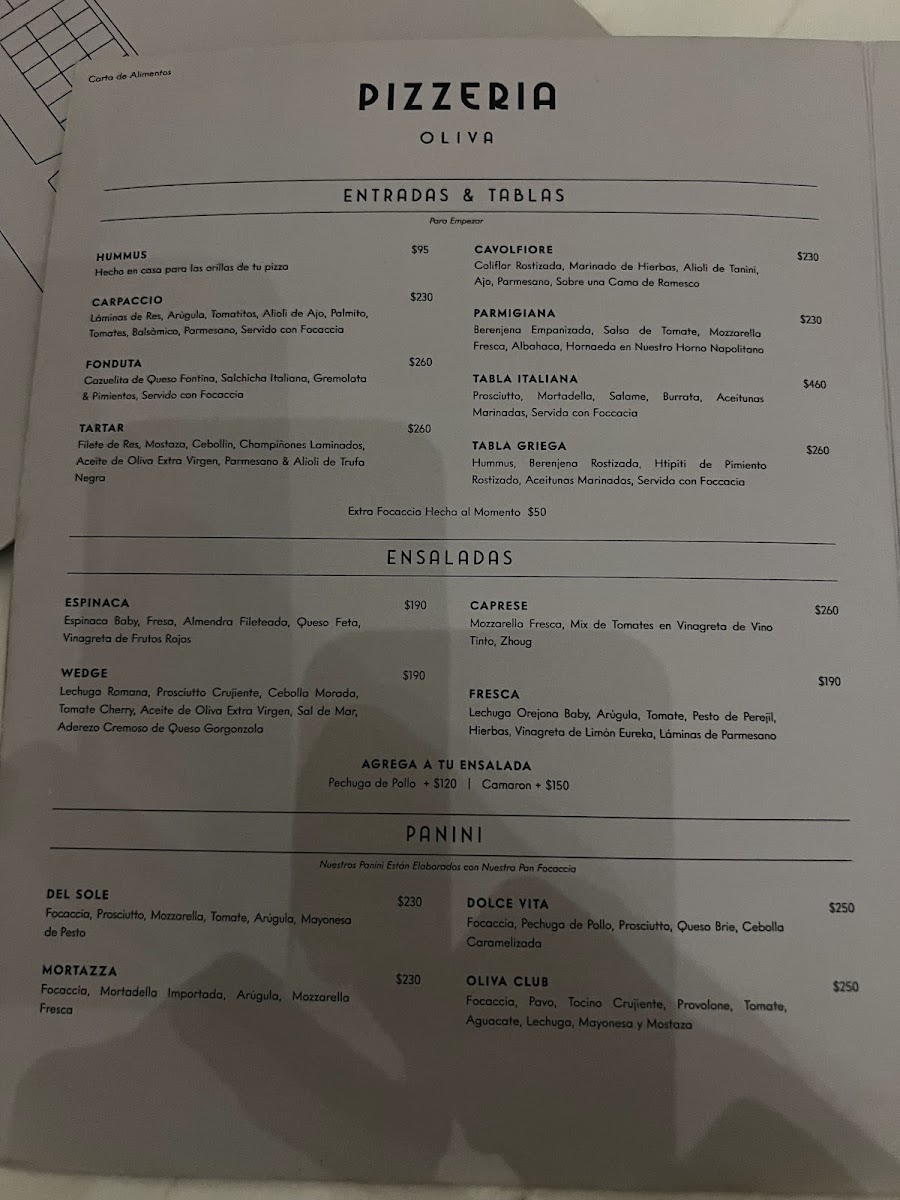 Pizzeria Oliva Menu Photo 3