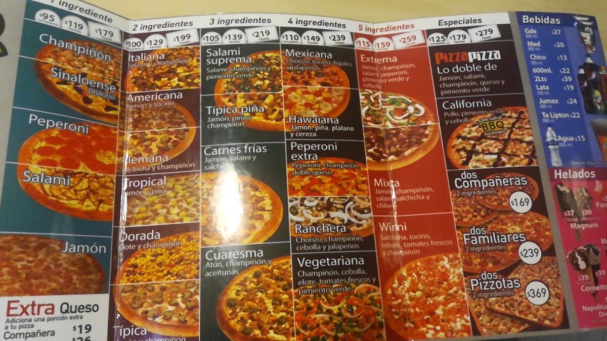 Pizzeta Obregon Menu Photo 2