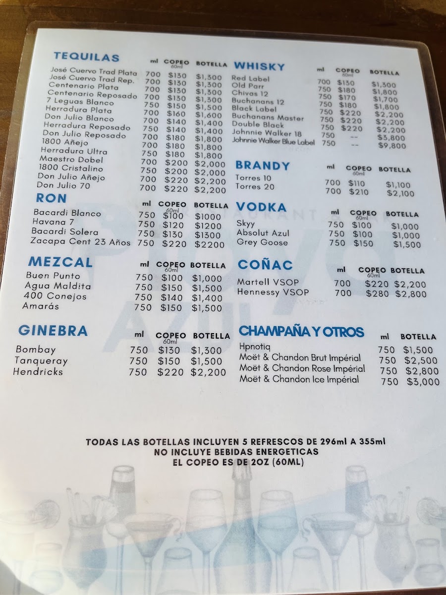 Playa Azul Mariscos Menu Photo 6