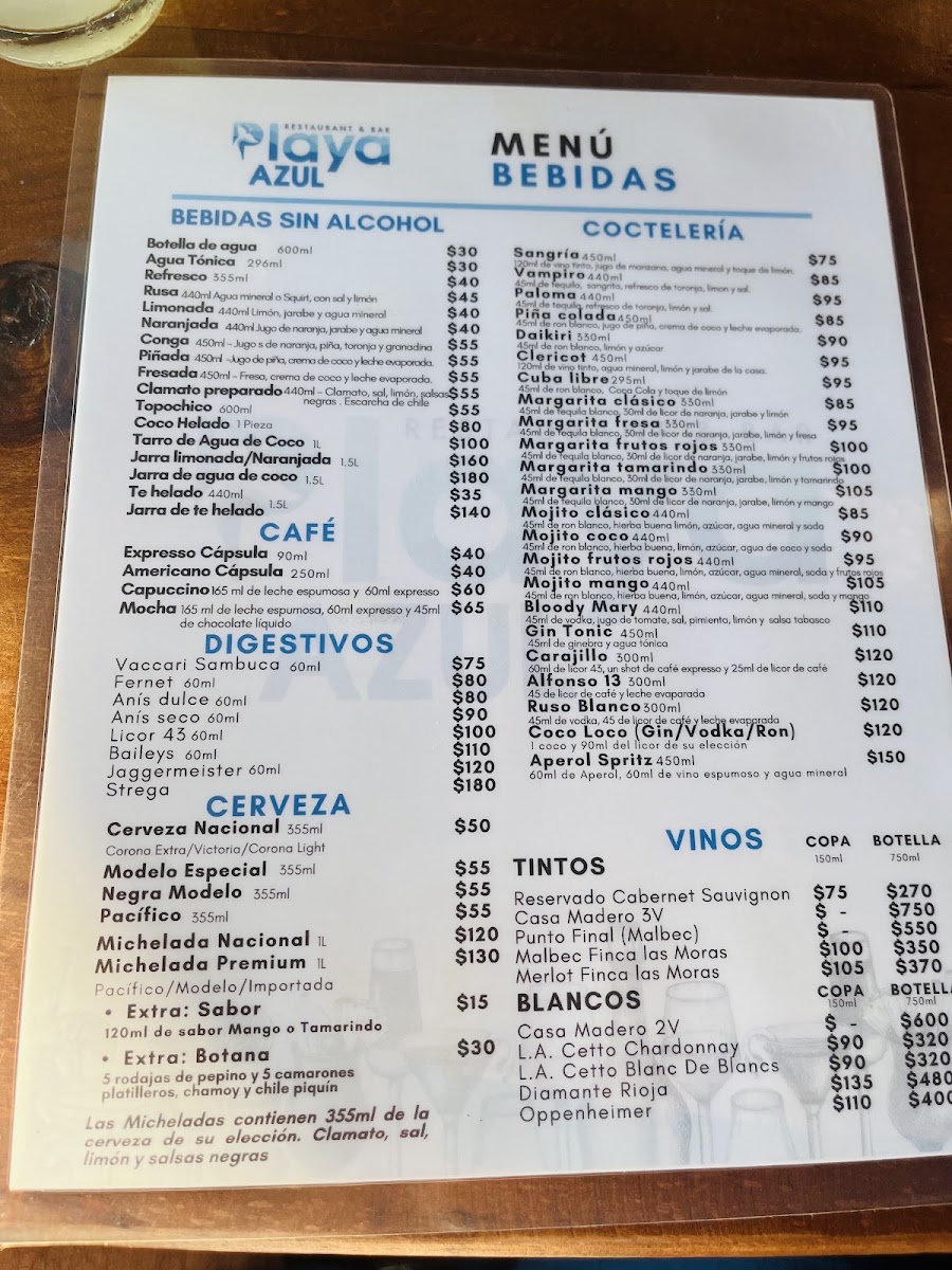 Playa Azul Mariscos Menu Photo 9