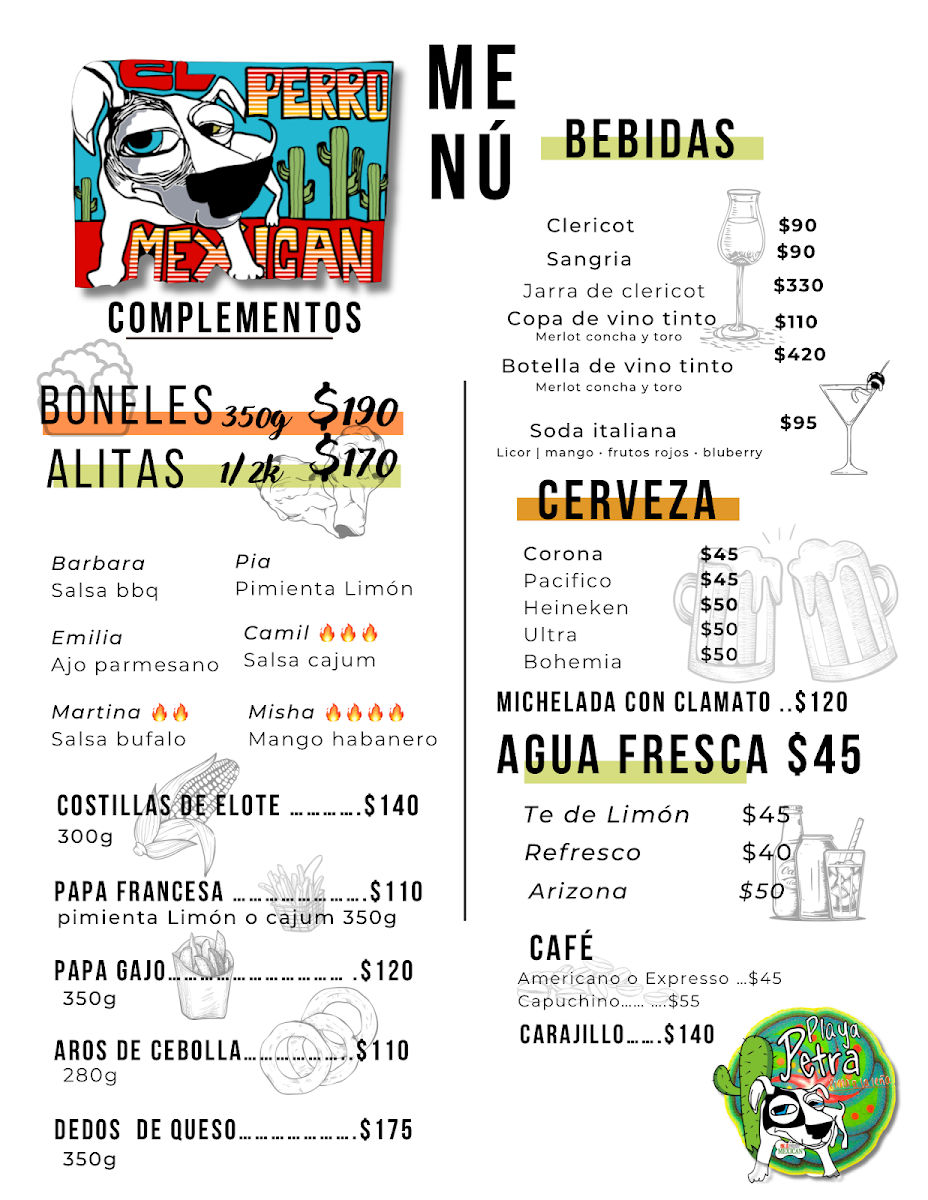 Playa Petra Menu Photo 2