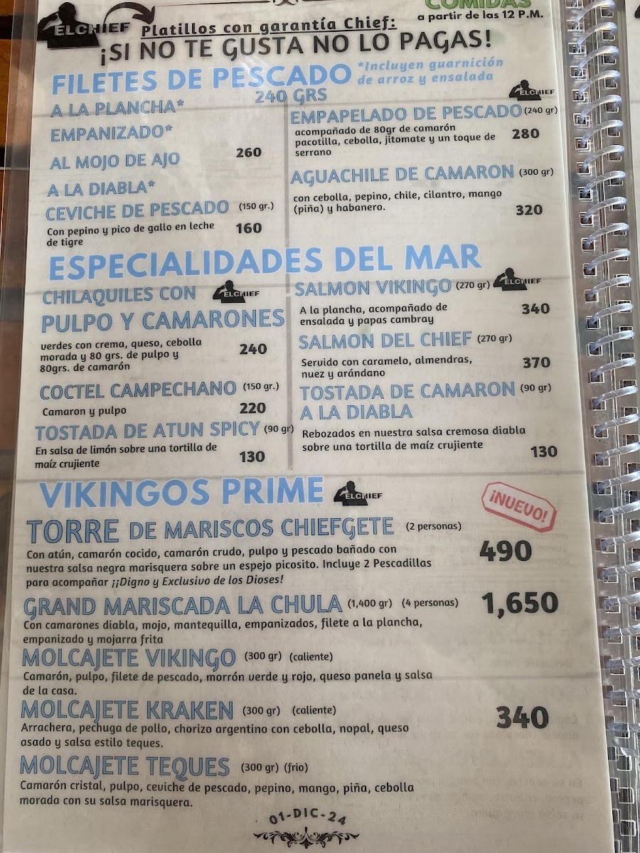 Playa Vikingo Menu Photo 10