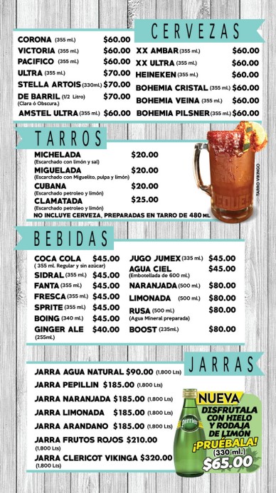 Playa Vikingo Menu Photo 3