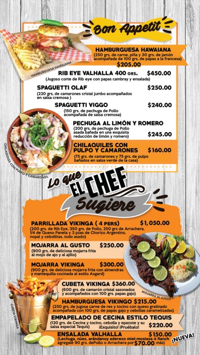 Playa Vikingo Menu Photo 4