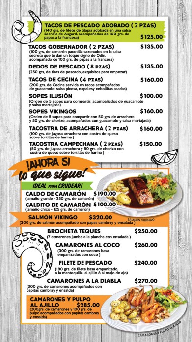 Playa Vikingo Menu Photo 7