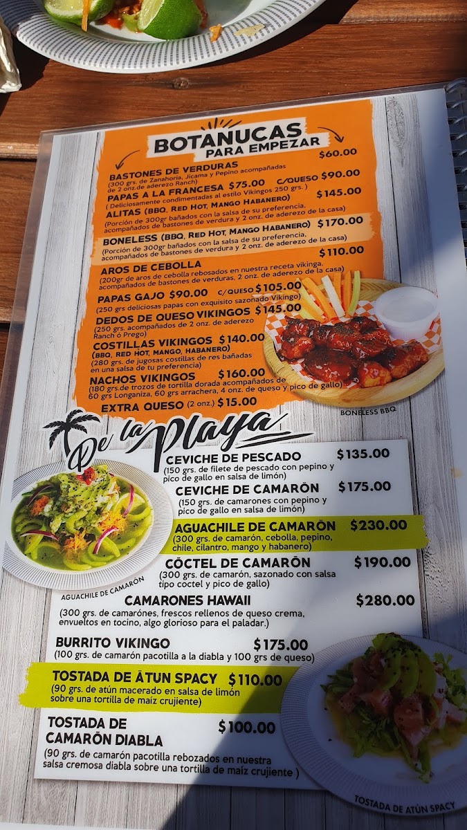 Playa Vikingo Menu Photo 9