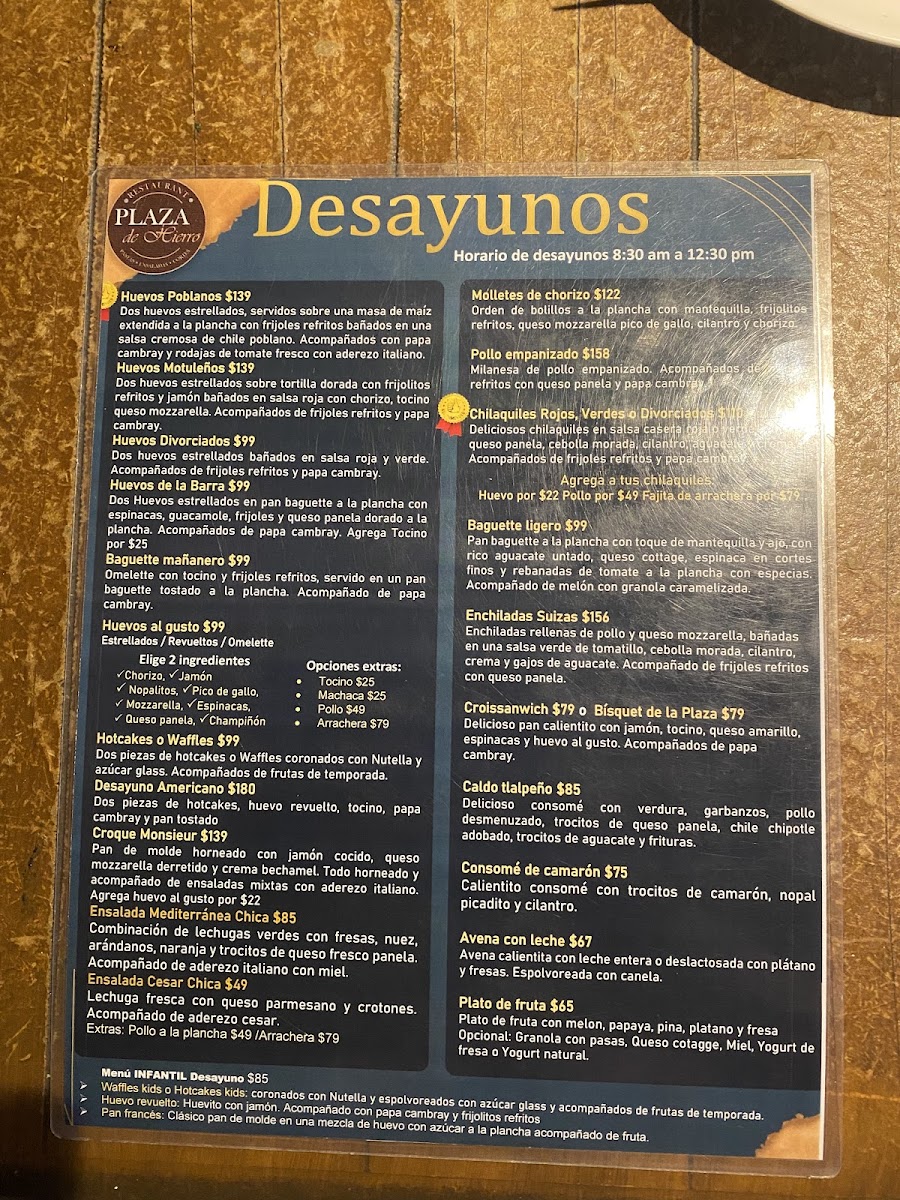 Plaza De Hierro Menu Photo 2
