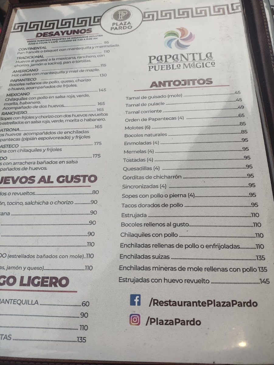 Plaza Pardo Menu Photo 8