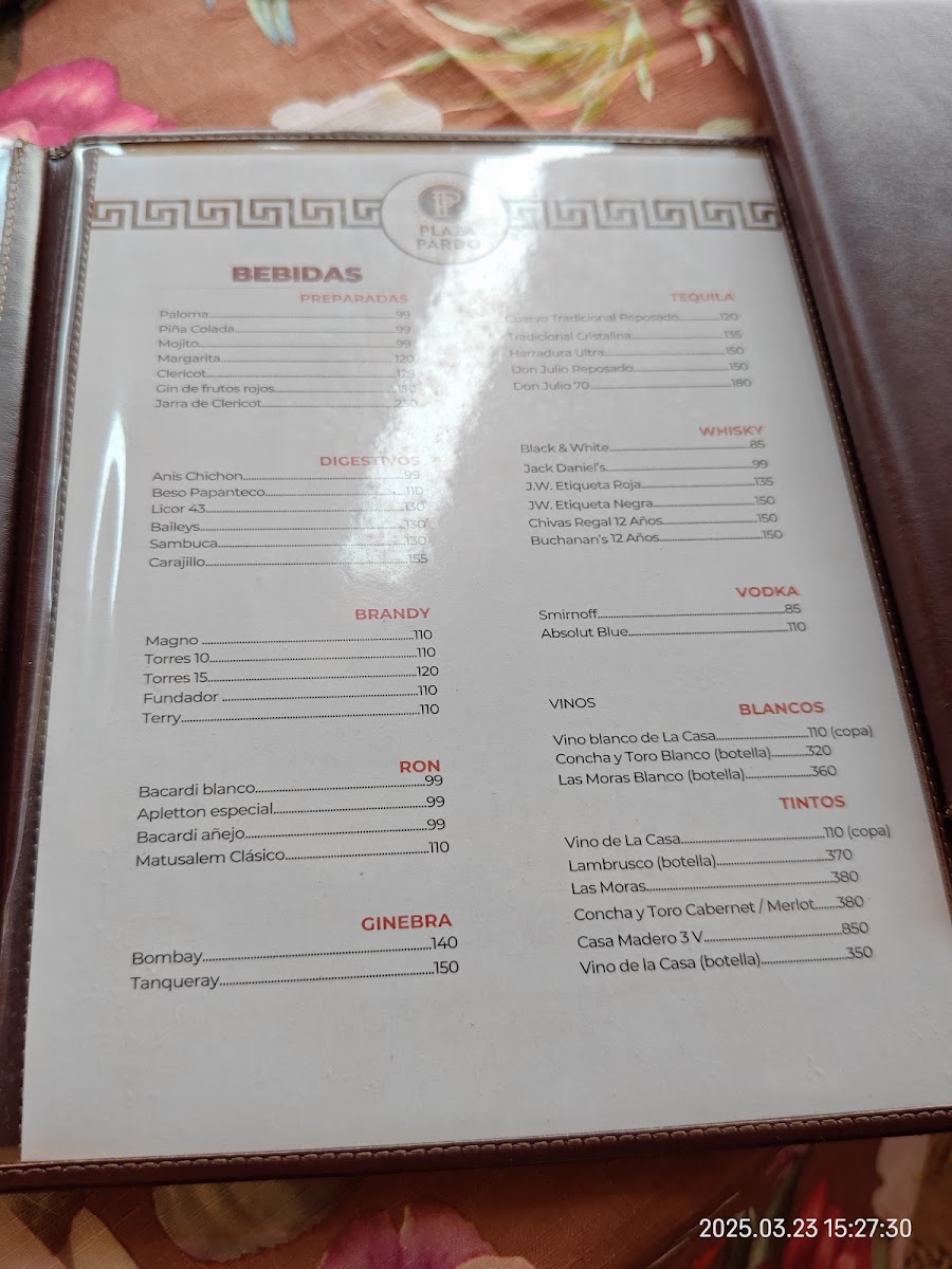 Plaza Pardo Menu Photo 9