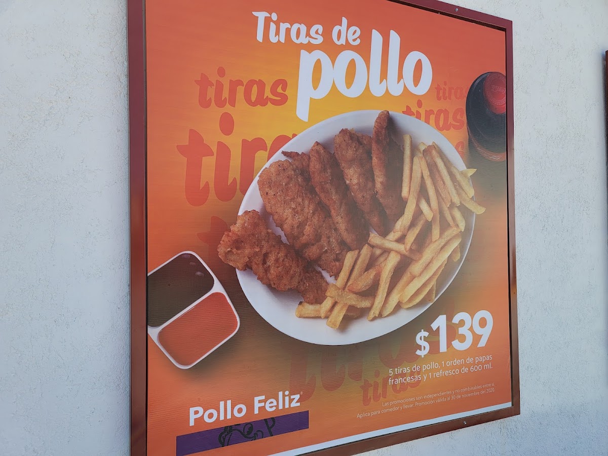 Pollo Feliz 20 De Noviembre Menu