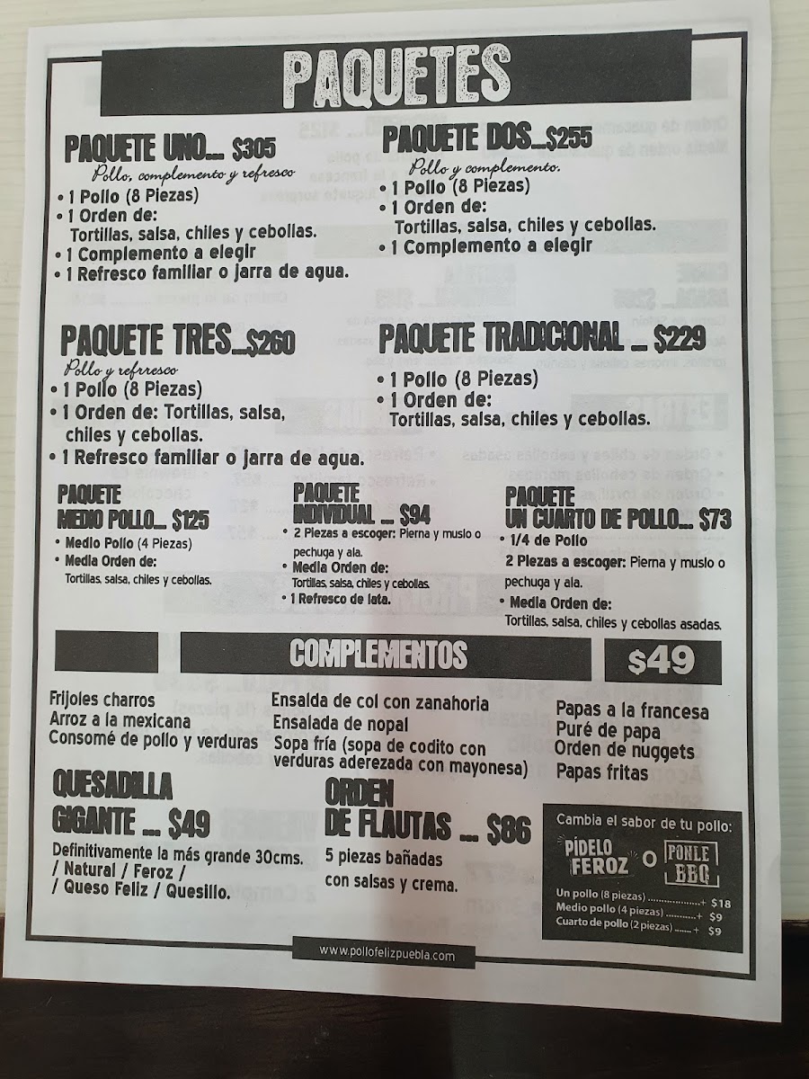 Pollo Feliz Mayorazgo Menu Photo 2