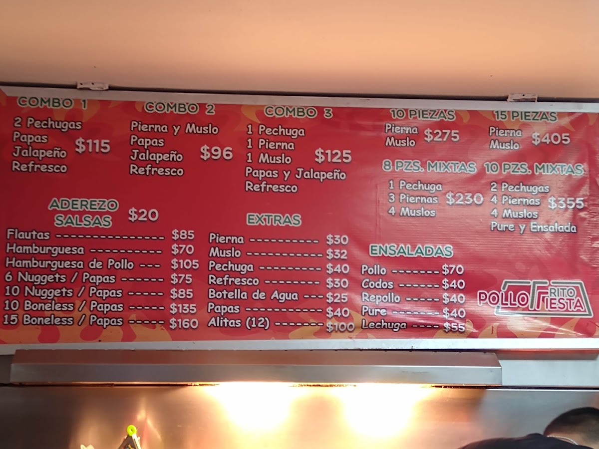 Pollo Fiesta Fried Chicken Menu Photo 2