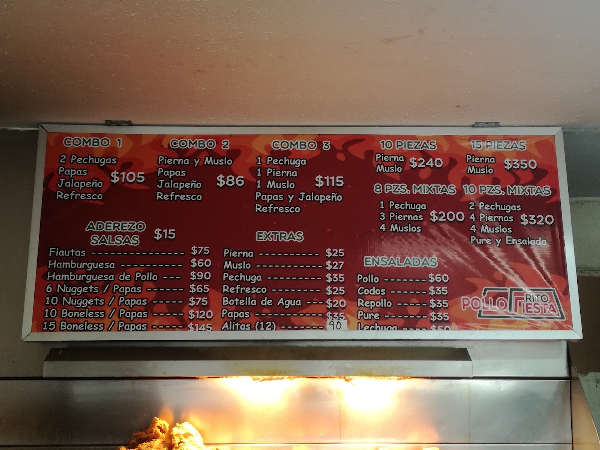 Pollo Fiesta Fried Chicken Menu Photo 5