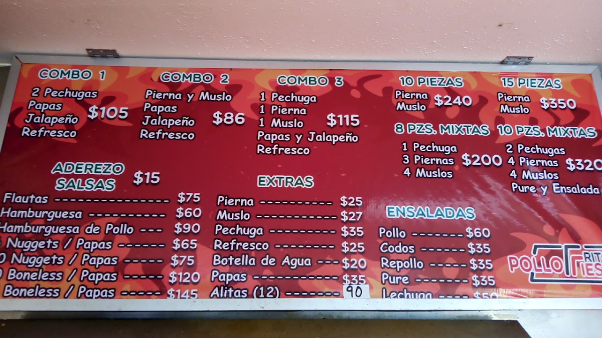 Pollo Fiesta Fried Chicken Menu Photo 6