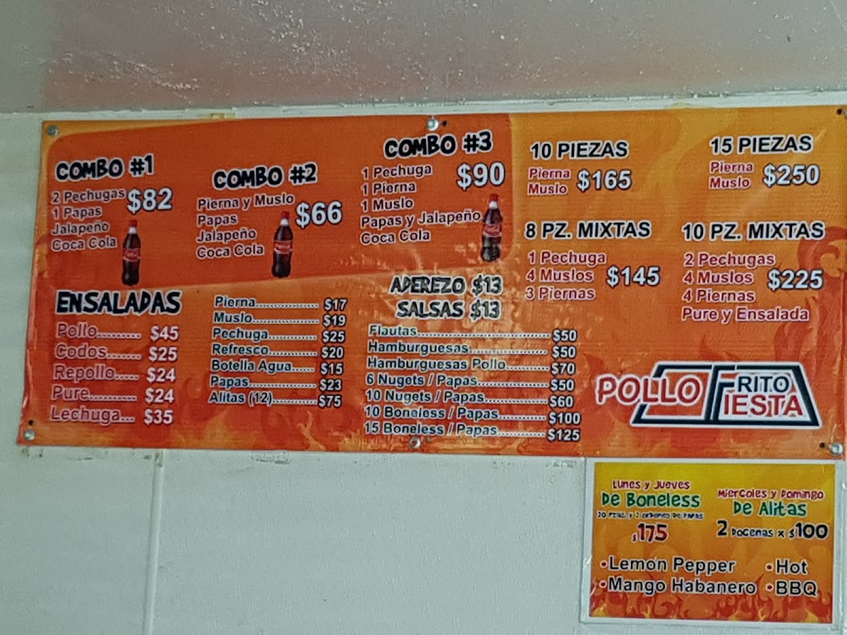Pollo Fiesta Fried Chicken Menu Photo 7