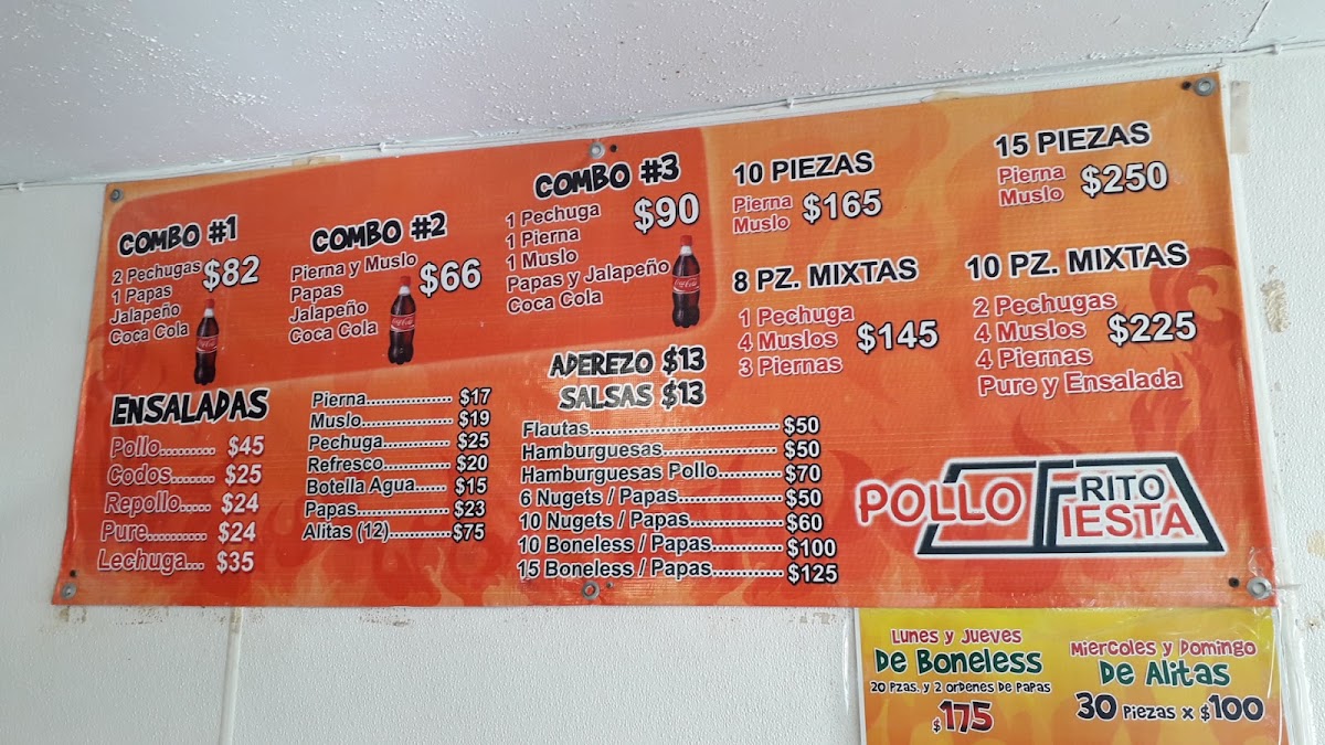 Pollo Fiesta Fried Chicken Menu Photo 8