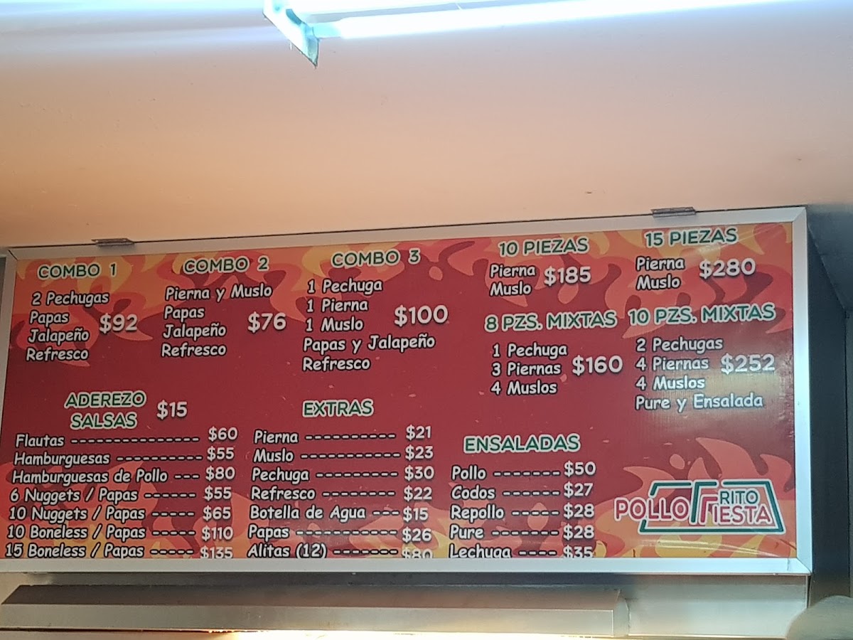 Pollo Fiesta Fried Chicken Menu Photo 9
