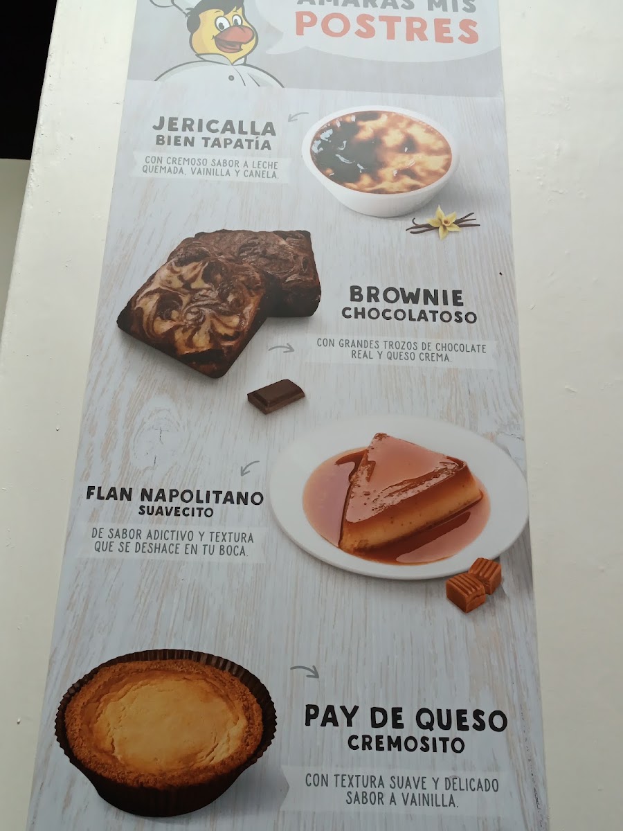 Pollo Pepe Menu