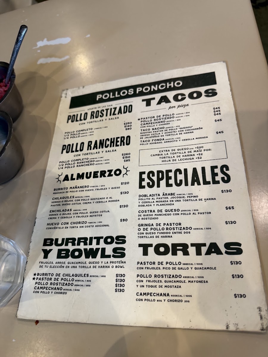 Pollos Poncho Menu Photo 2