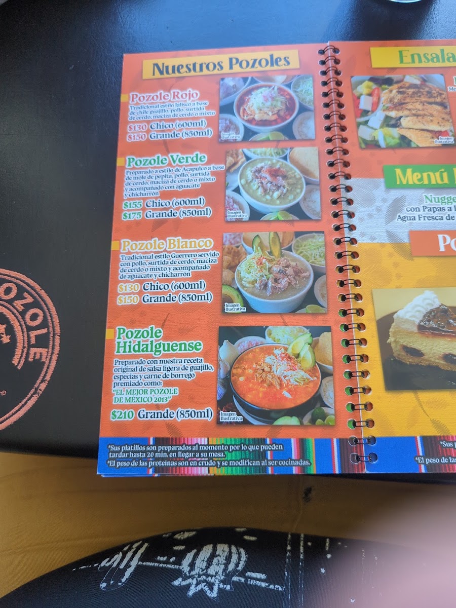 Potzoliza Revolucion Menu Photo 9