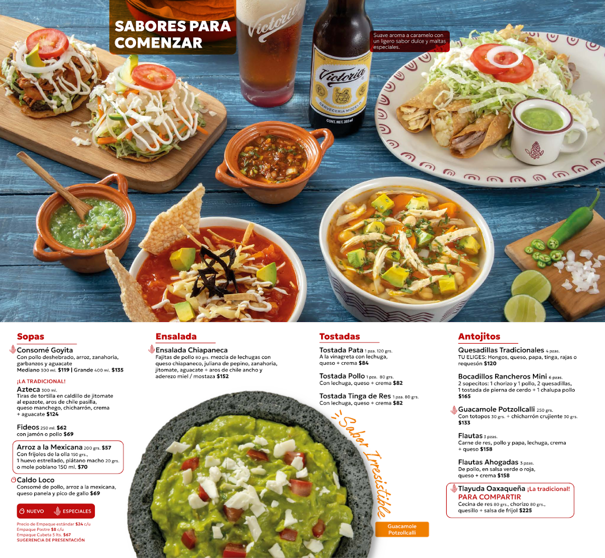 Potzollcalli La Viga Menu Photo 4