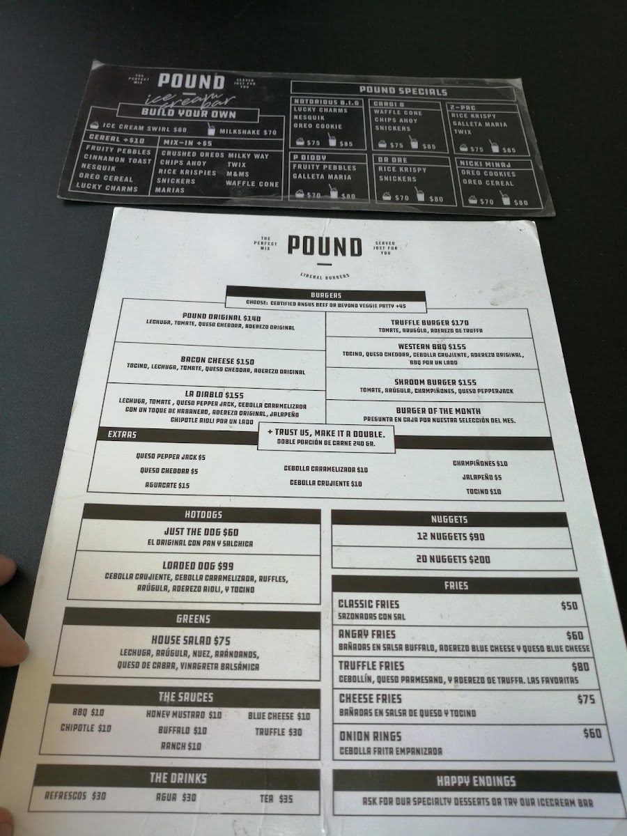 Pound Gomez Morin Menu Photo 5