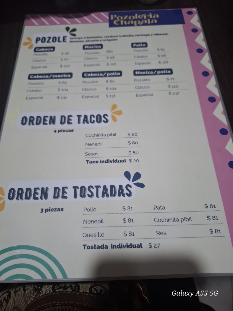 Pozoleria Chapala El Carmen Menu Photo 2