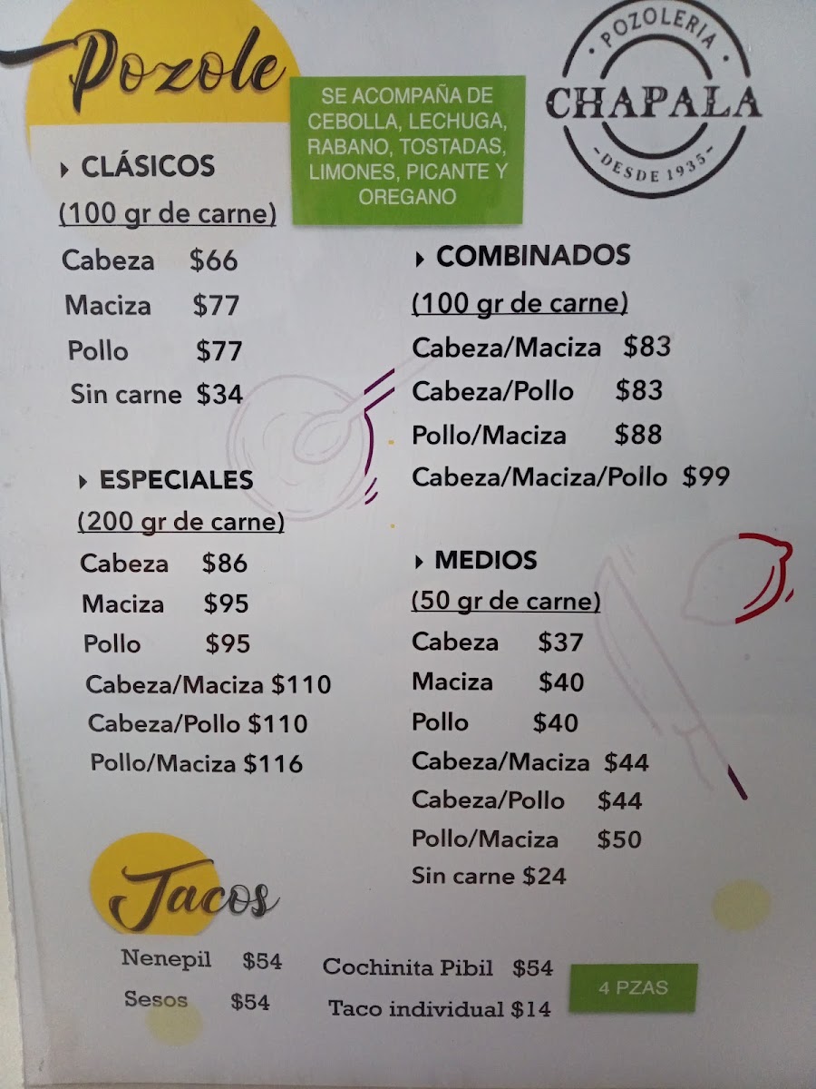 Pozoleria Chapala El Carmen Menu Photo 5