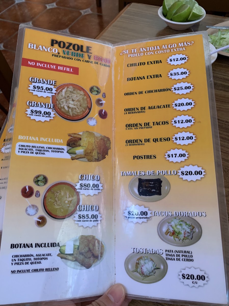 Pozoleria El Tixtleco Menu Photo 2