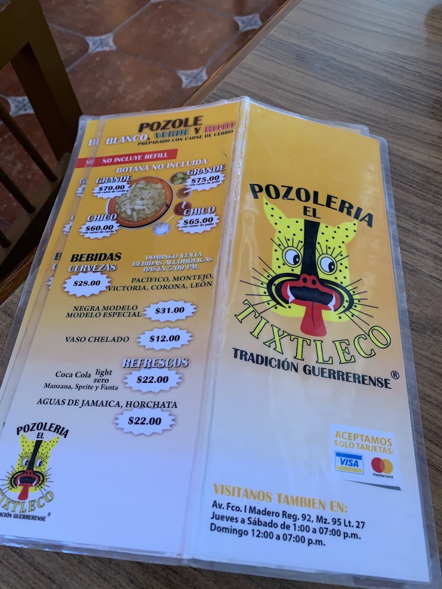 Pozoleria El Tixtleco Menu Photo 4