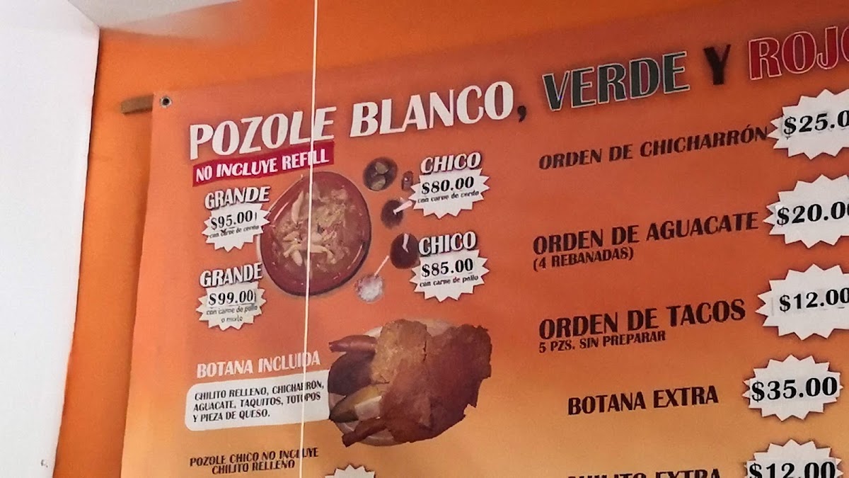 Pozoleria El Tixtleco Menu Photo 9
