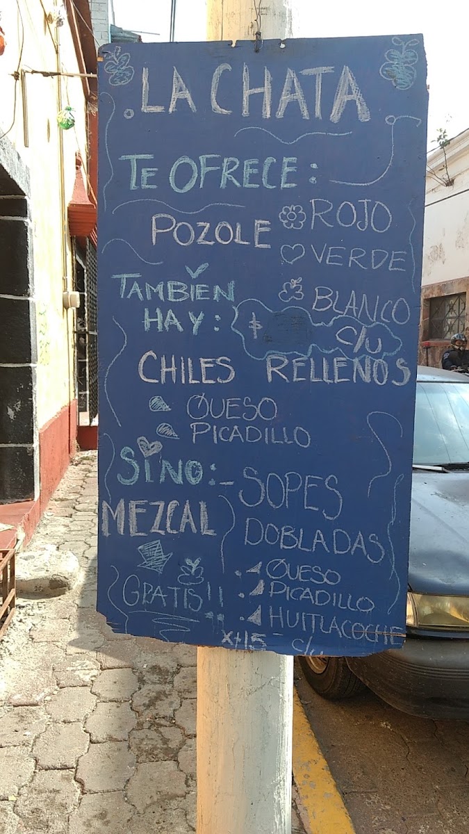Pozolería La Chata De Yautepec Menu Photo 2