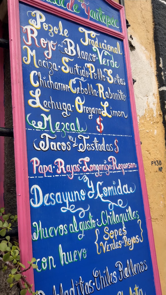 Pozolería La Chata De Yautepec Menu Photo 8