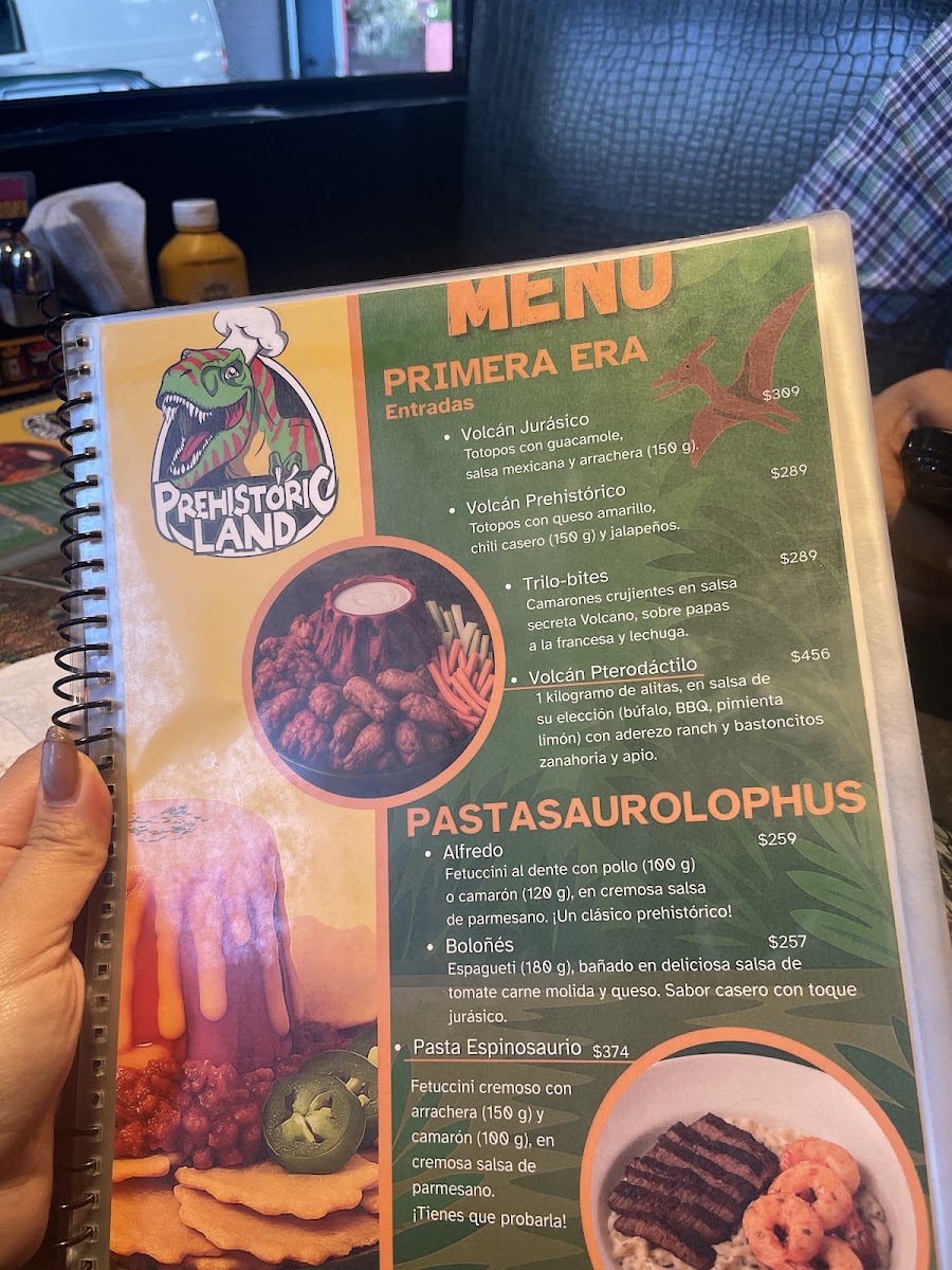 Prehistoric Land Menu Photo 2