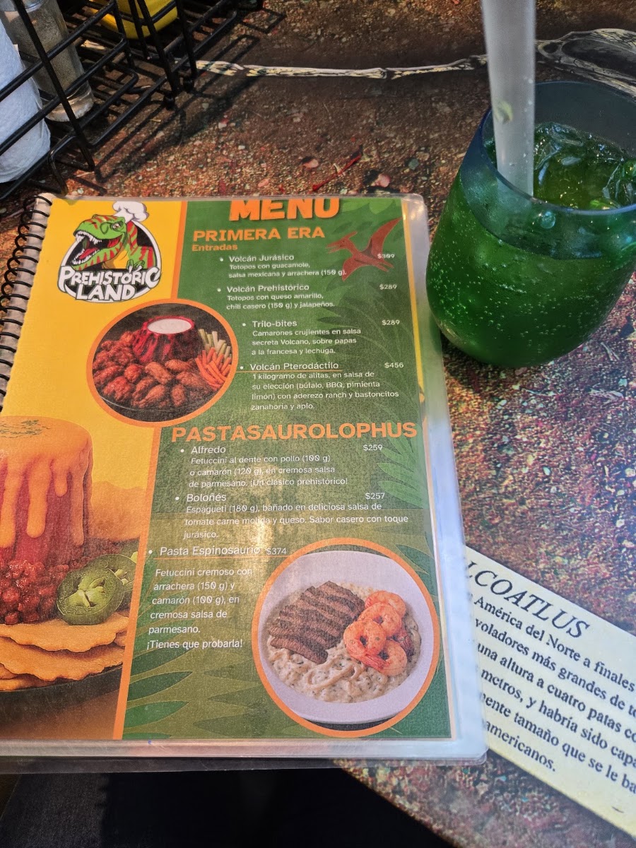 Prehistoric Land Menu Photo 3