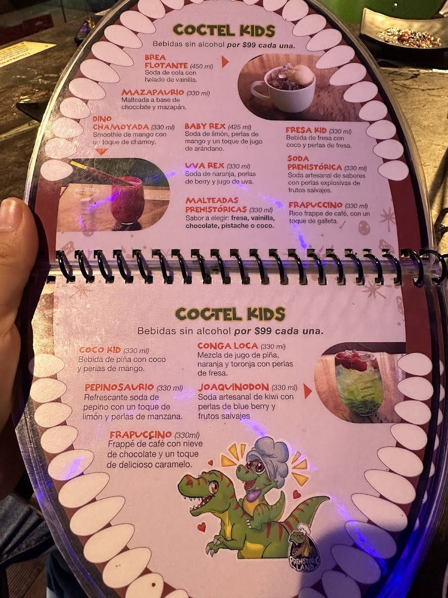 Prehistoric Land Menu Photo 4